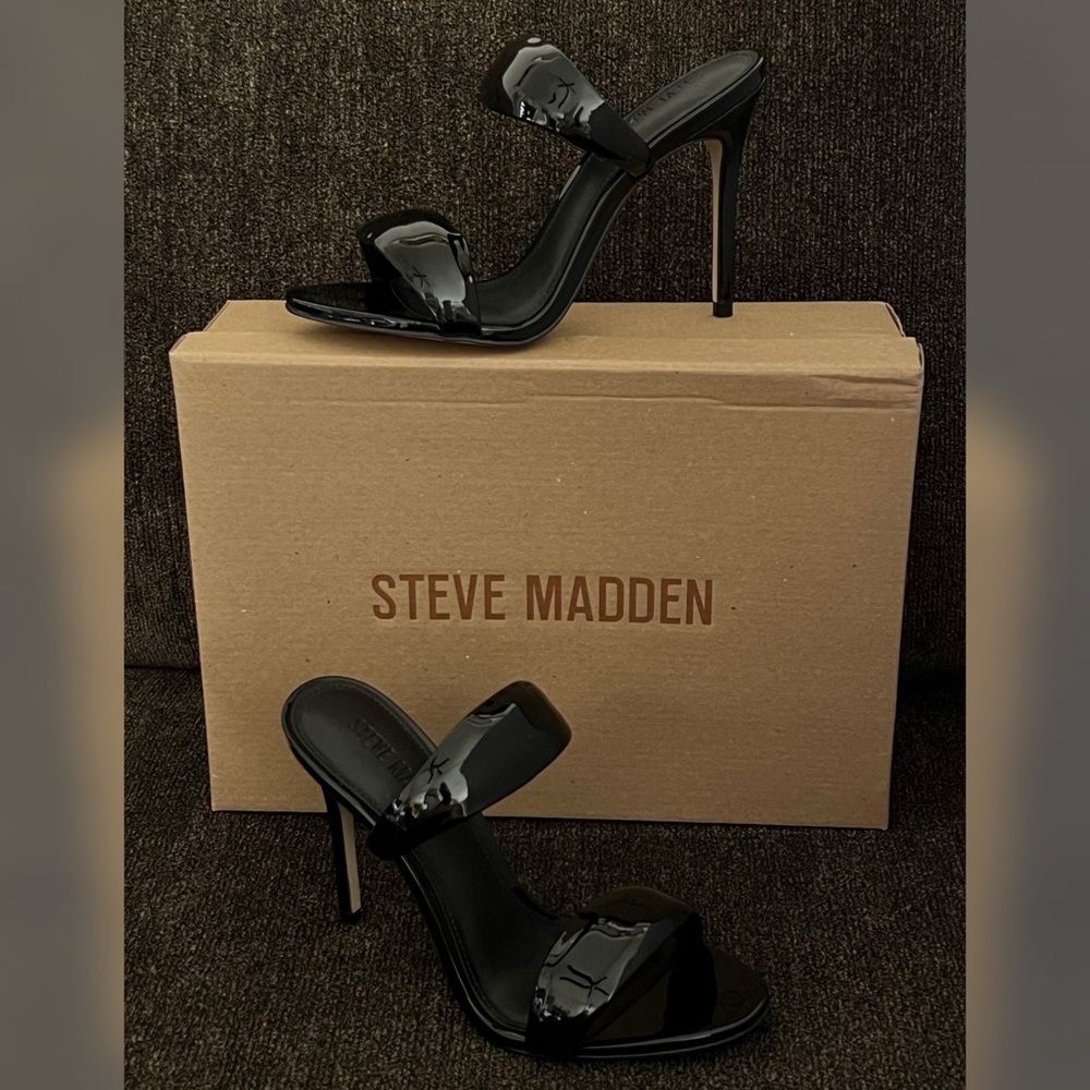 Steve Madden Women’s Saturn Black Color Heels Size-7.5M
